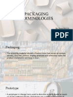 Packaging Terminologies: By: Pooja Sri V S