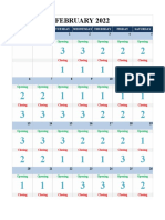EDD Monthly Schedule
