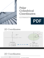 Polar Cylindrical Coordinates: Electromagnetics Lecture 3 - Prelim