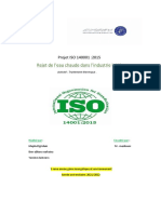 Projet ISO 140001 Rejet D'eau Chaud