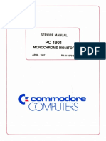 1901 PC Monochrome Monitor Service Manual 314970-01 (1987 Apr)