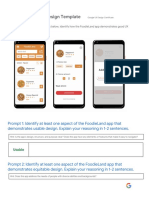 Google UX Design Certificate - Identify Good UX Design (Template)