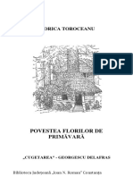 Povesti Copii Povestea Florilor de Primăvară de Viorica Toroceanu 1948