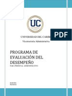 Uc Programa Evaluacin Desempeo