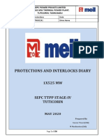 MEIL 1X 525MW Interlocks & Protections Diary