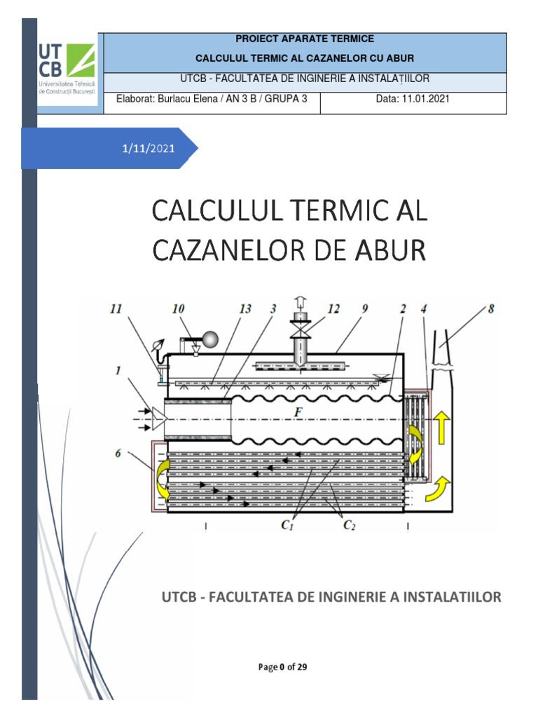 Proiect 2 - Cazan | PDF