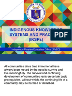 Indigenous Knowledge Systems and Practices (Iksps)