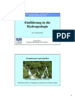 Einführung in Die Hydrogeologie