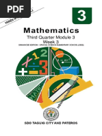 Third Quarter Module 3 Week 3: Enhanced Edition - Special Science Elementary School (Sses)