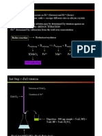 Speciation of Iron: Redox Reaction