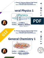 General Physics 1: Dr. Maria D. Pastrana National High School