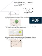 Lista de Exercíciosc - 1º Ano A B