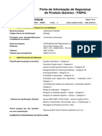 Ficha de Segurança da Gasolina Podium