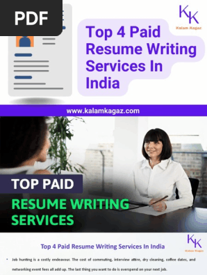 Top 4 Paid Resume Writing Services in India