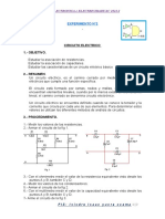 Circuito eléctrico básico: Resistencias, capacitores y leyes de Kirchhoff