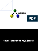 Cadastro de peça simples no IMDS