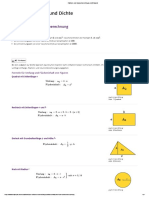 Flächen - Und Volumenberechnung - LEIFIphysik