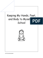 Hands, Feet, Body To Self Social Story