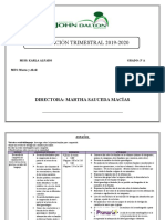 Planeacion - Marzo y Abril