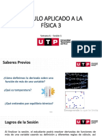 S06.s1 - PPT Derivadas Parciales, Temperatura y Equilibrio Térmico