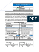 Informe de Mantenimiento (Motor)