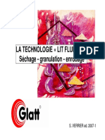 LA TECHNOLOGIE «LIT FLUIDISE» Séchage - granulation - enrobage. S. VERRIER ed. 2007-1