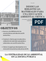 Taller Educación Ambiental Crítica para Bibliotecarixs CIIEs