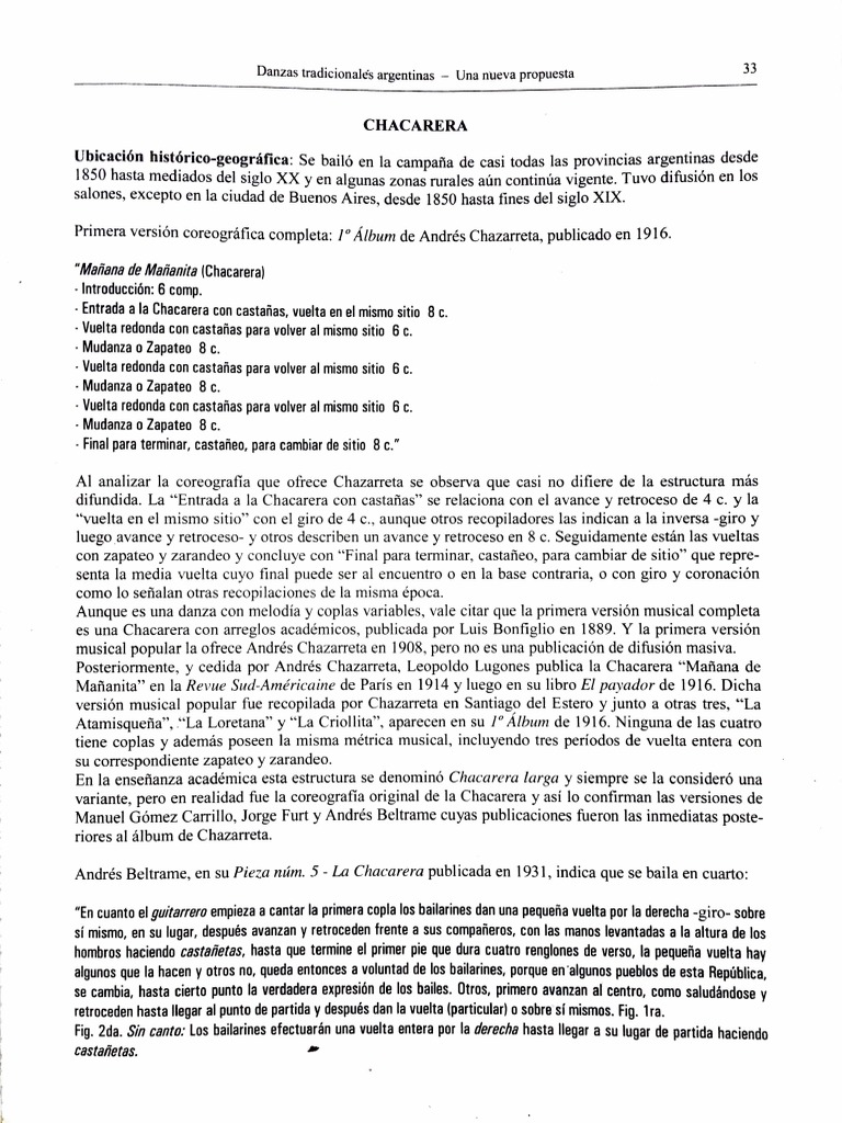 Chacarera | PDF | Las artes escénicas | Musica centroamericana