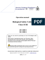 Biological Safety Cabinet Class II B2: Operation Manual