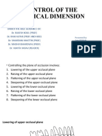 Control of Vertical Dimension