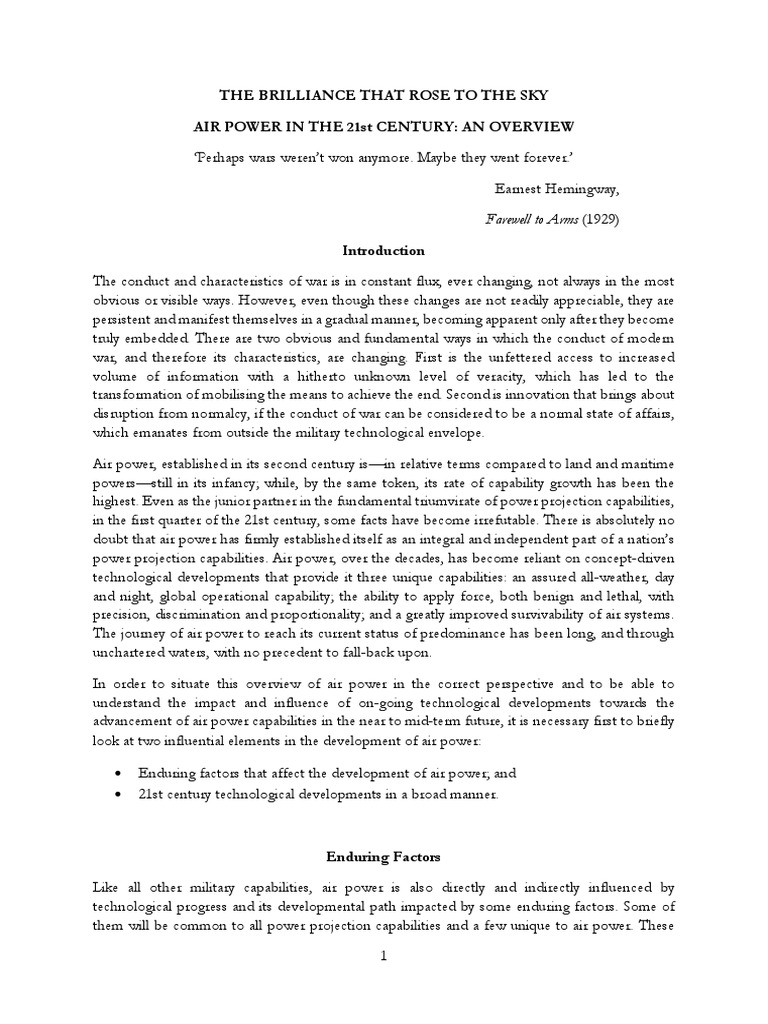 21st Century Air Power Overview | PDF | Unmanned Combat Aerial Vehicle ...