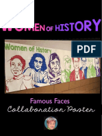 Famous Faces: Collaboration Poster
