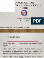 Diagnosis Dan Penatalaksanaan Krisis Tiroid