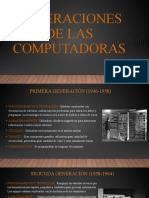 Generaciones de Las Computadoras