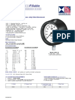 Process Gauges-Fillable Solid Front Safety Case: 4.5" Model 53SD 4.5" Model 54SD