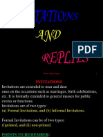 Xii W.S. PPT of Invitation and Replies New