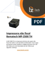 Manual Bematech MP 2500