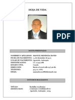 Hoja de Vida Manuel Mendoza PDF