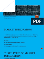 Market Integration: Presented By: Castillo Ken and Dologan, Ma. Lourdes Coleen