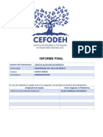 Informe Final Cefodeh