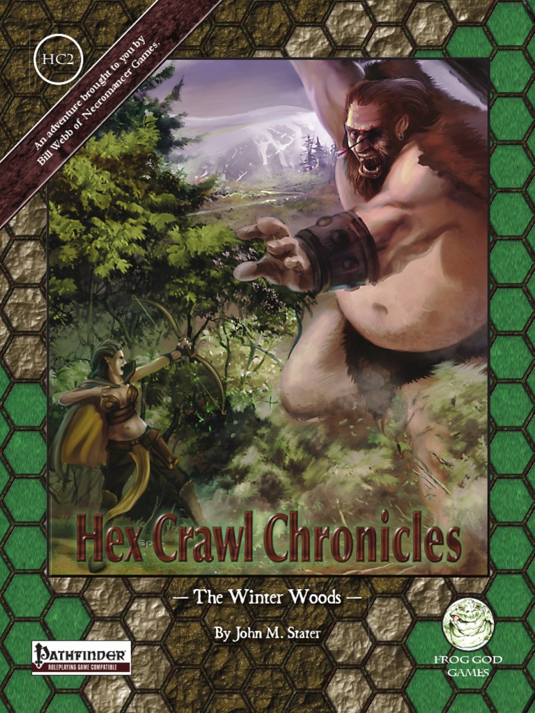 Frog God Games - HC2 Hex Crawl Chronicles - The Winter Woods | PDF