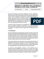 Circular GCEP-1.0-22-019 DEMOSTRACIÓN DE CUMPLIMIENTO PARA LA APROBACIÓN DE PARTES