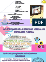 Resumen Libro APLICACIONES DE LA REALIDAD VIRTUAL EN PSICOLOGÍA CLÍNICA.