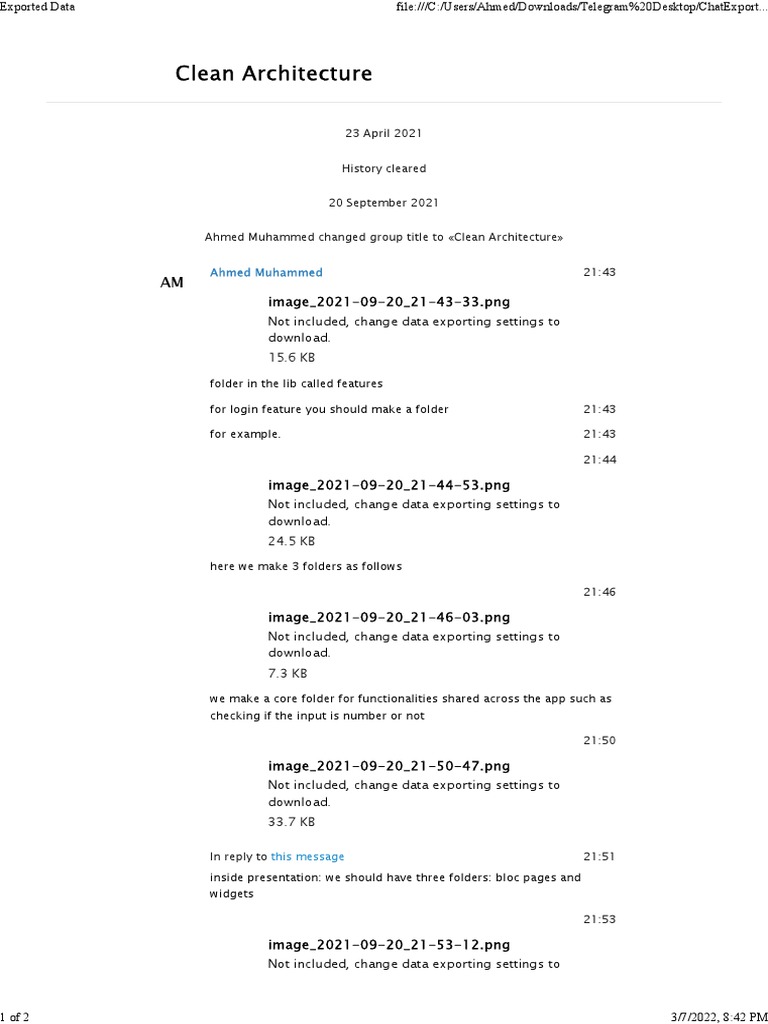 Clean Architecture of Flutter App | PDF | Information Management ...