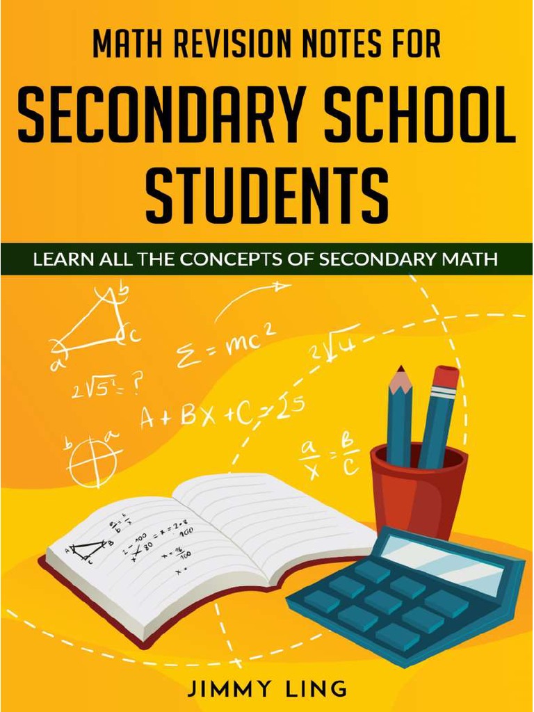 Math Revision Notes For Secondary School | PDF | Area | Triangle