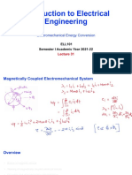 Introduction To Electrical Engineering: Electromechanical Energy Conversion