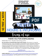 FREENOPRINTWinter Nounsand Pronouns Speech Therapy