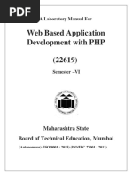 Web Based Application Development Using PHP 120421