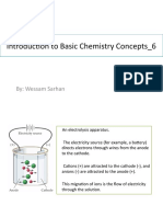 Introduction To Basic Chemistry Concepts - 6 - Spring 2022
