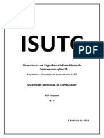ISUTC Sistema de Memórias de Comptador Akil Hssane LEIT12 N.6